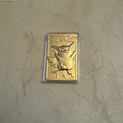 1999 NINTENDO CHARIZARD LIMITED EDITION 23K GOLD PLATED TRADING CARD Collectors - Image 1