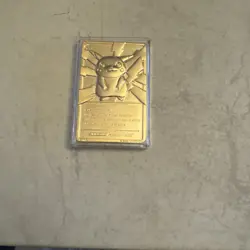 1999 NINTENDO CHARIZARD LIMITED EDITION 23K GOLD PLATED TRADING CARD Collectors - Image 2