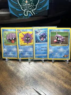 Pokemon Card Lot - Shellder/Cloyster - Fossil/Gym Heroes - Lp - Image 1