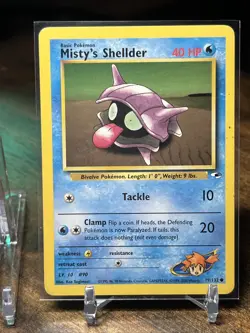 Pokemon Card Lot - Shellder/Cloyster - Fossil/Gym Heroes - Lp - Image 2