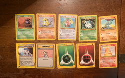 10 VINTAGE Pokemon Cards from Various Classic Sets!! - Image 1
