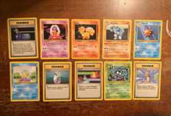 10 VINTAGE Pokemon Cards from Various Classic Sets!! - Image 1