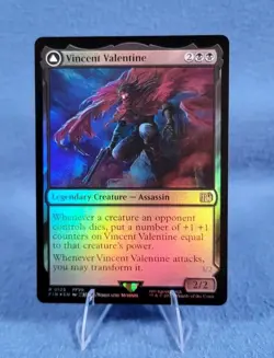 Vincent Valentine // Galian Beast FINAL FANTASY MTG LEGENDARY ASSASSIN FOIL - Image 1