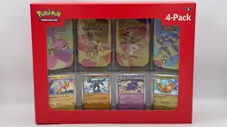 Pokemon TCG 151 Mini Tins 4 Pack Sams Club - Brand New, Sealed - Image 1