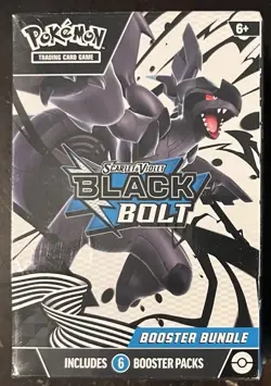 Pokemon TCG Scarlet Violet Black Bolt Booster Bundle Factory Sealed - Image 1