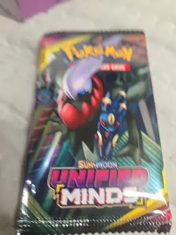 Pokemon TCG Sun and Moon Unified Minds Booster Packs 4 Factory Sealed 2018 - Image 3