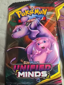 Pokemon TCG Sun and Moon Unified Minds Booster Packs 4 Factory Sealed 2018 - Image 4