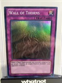 1x (VLP) - Wall of Thorns - AP03-EN013 - Super Rare - Unlimited YuGiOh - Image 1