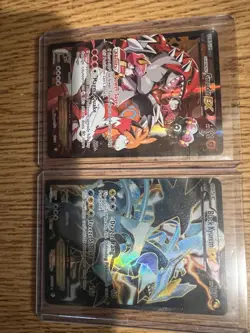 Groudon 15 and Black Kyurem 145 Pokemon Cards. TCG Trading Cards - Image 1