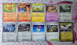 Pokemon Journey Together N's Stamped Cards Darumaka Darmanitan Reshiram Sigilyph - Image 1