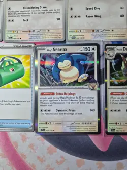 Pokemon Journey Together Hop's Stamped Cards Snorlax Dubwool Wooloo Corviknight - Image 2