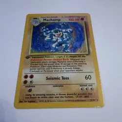 Machamp 8/102 1st Edition | Base Set | Holo Pokemon Card HP Rare - Image 1