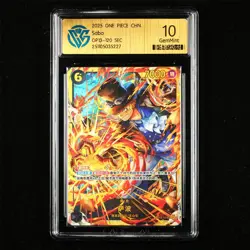 CCG GemMint 10 2025 ONE PIECE CHN .TCG Card OP13-120 SEC Sabo - Image 1