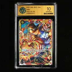 CCG GemMint 10 2025 ONE PIECE CHN .TCG Card OP13-120 SEC Sabo - Image 2