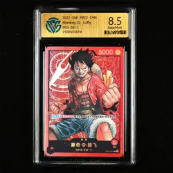 CCG NearMint 8.5 2022 ONE PIECE CHN .TCG Card ST01-001 L Monkey D. Luffy - Image 1
