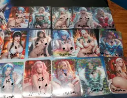 15 Yor,tifa,yamato NSFW Lonestar Customs Waifu Card 2025 New Christmas Set - Image 1