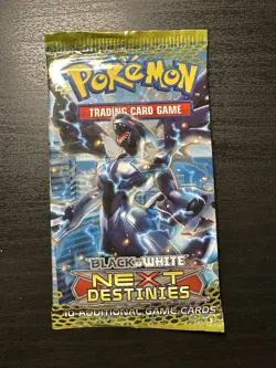 B&W: Next Destinies - Pokemon TCG 10 Card Booster Pack - SEALED - Zekrom Art - Image 2