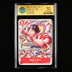 CCG GemMint 10 2023 ONE PIECE CHN .TCG Card ST01-012 SR Monkey D. Luffy - Image 1