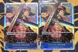 Dracule Mihawk OP01-070 English Super Rare PRB01 One Piece Card Game X2 - Image 1