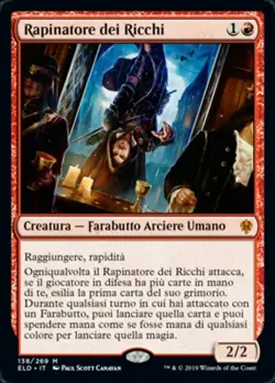 MTG ROBBER OF THE RICH EXC - RAPINATORE DEI RICCHI - ELD - MAGIC - Image 1