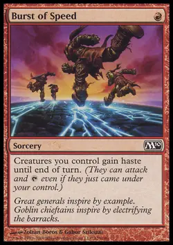 MTG 4x BURST OF SPEED - ACCELERAZIONE - M10 - MAGIC - Image 1