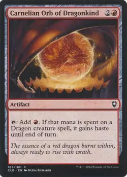 MTG Battle for Baldur's Gate - Carnelian Orb of Dragonkind - Image 1