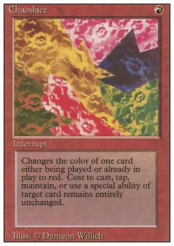MTG CHAOSLACE EXC ITALIANO - SEGNO DEL CAOS - REV/FWB - MAGIC - Image 1