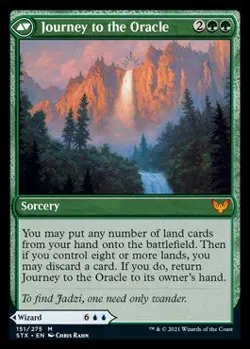 Jadzi, Oracle of Arcavios // Journey to the Oracle [Strixhaven: School of Mages] - Image 2