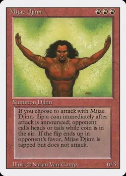 MTG MIJAE DJINN PLAYED - GENIO MIJAE - REV - MAGIC - Image 1