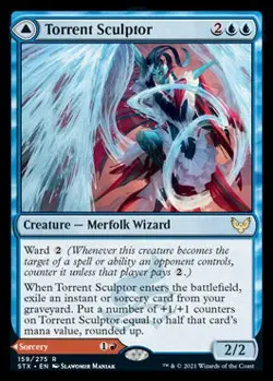 Torrent Sculptor // Flamethrower Sonata [Strixhaven: School of Mages] - Image 1
