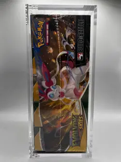 Pokemon Evolving Skies Build and Battle 10 Box Display Sealed With Acrylic Case - Image 2