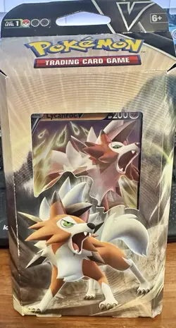 POKEMON FACTORY SEALED V BATTLE THEME DECK LYCANROC - Image 1