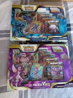 Pokemon Origin Forme Dialga & Palkia Vstar Premium Collections - Brand New - Image 1