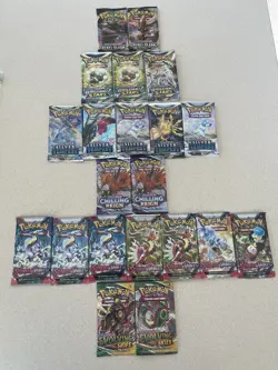 Pokemon TCG Sealed Booster Packs Lot 21 Total Sword and Shield And More - Image 1