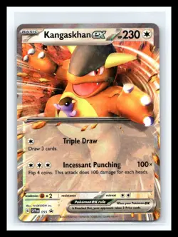 💥 Kangaskhan ex Scarlet & Violet - 151 115/165 Holo Double Rare Pokemon TCG NM - Image 1