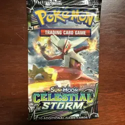 Pokemon Sun & Moon Celestial Storm Booster Pack - (FACTORY SEALED) - Image 1