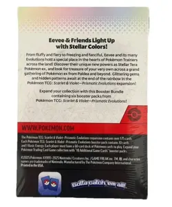 Pokemon TCG Prismatic Evolutions Booster Bundle - Sealed 6 Booster Packs - Image 3