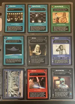 Decipher Star Wars CCG Reflections III 3 Premium Complete 100 Card Set Played - Image 2