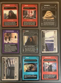 Decipher Star Wars CCG Reflections III 3 Premium Complete 100 Card Set Played - Image 4