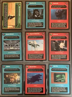 Decipher Star Wars CCG Reflections III 3 Premium Complete 100 Card Set Played - Image 5
