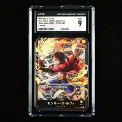 CGC MINT 9 2024 ONE PIECE JPN .TCG Card ST14-001 Monkey D. Luffy - Image 1