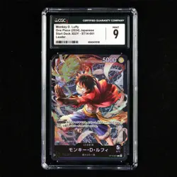 CGC MINT 9 2024 ONE PIECE JPN .TCG Card ST14-001 Monkey D. Luffy - Image 2