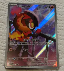 2025 Pokemon Charcadet 022 Phantasmal Flames ETB Black Star Promo Card - Image 1