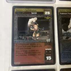 Batista WWE Raw Deal CCG 10 card starter deck lot - Image 5