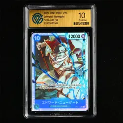 CCG Pristine 10 2025 ONE PIECE JPN .TCG Card OP13-042 SR Edward Newgate - Image 2