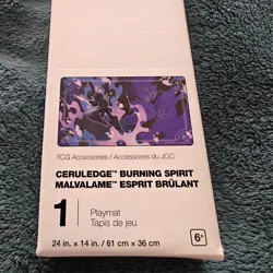 Pokemon Center Exclusive TCG Card Game Ceruledge Burning Spirit Playmat NEW - Image 2