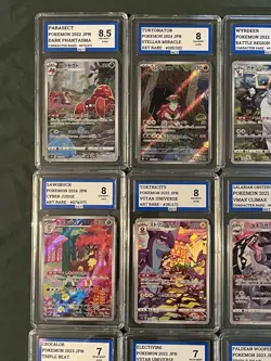 Pokemon Graded Bundle Lot Of 15 Graded Cards AR and CHR - Image 2
