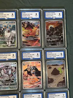 Pokemon Graded Bundle Lot Of 15 Graded Cards AR and CHR - Image 4