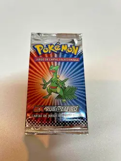 Sealed 4x Ex Ruby & Sapphire Booster Packs Art Set Pokemon Cards Vintage Spanish - Image 2