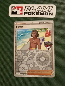 Pokemon TCG Surfer Surging Sparks Regional Championships Promo Card 187/191 - Image 1